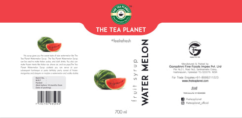 The Tea Planet Watermelon Syrup 700 ml